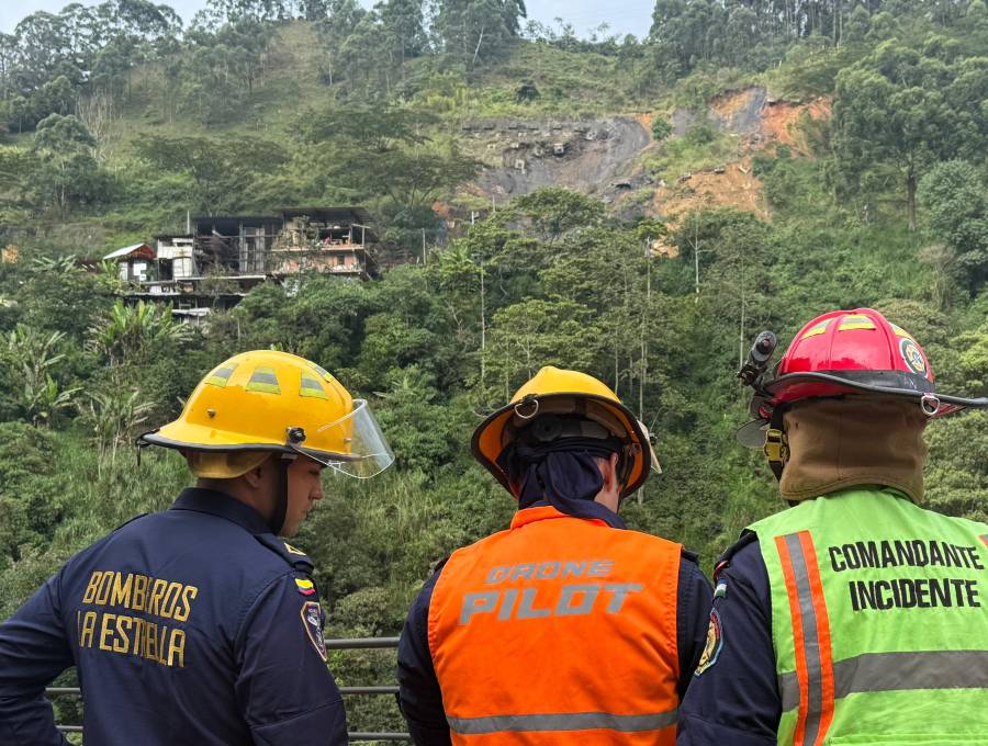 En la zona continúa la inestabilidad geológica por movimientos en masa de tipo deslizamiento y flujo de lodos activo. Foto: Cortesía