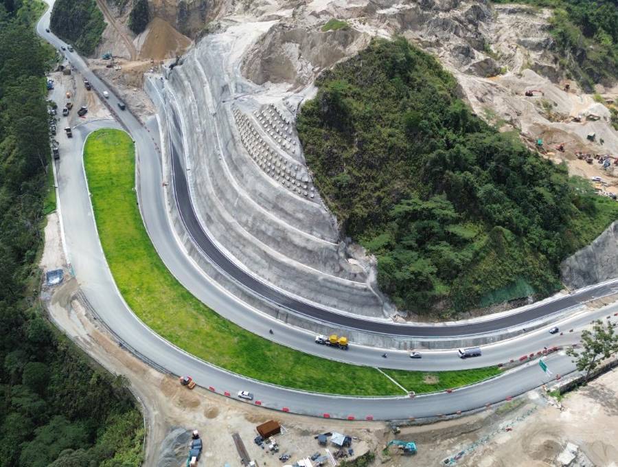 Imagen de las vías 4G del suroeste antioqueño. Foto: cortesía.