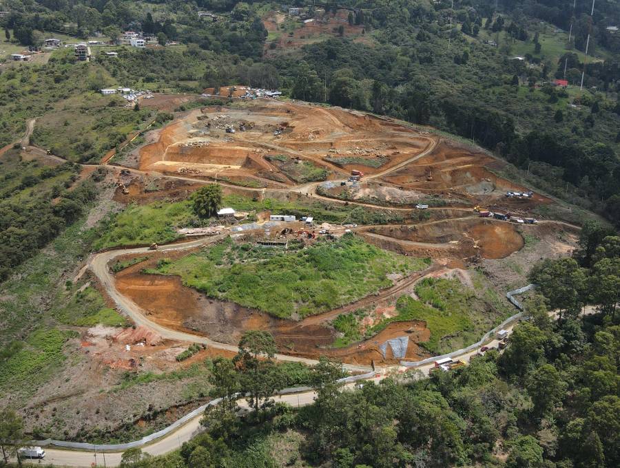 Obras de la cárcel metropolitana de San Cristobal ya avanzan en un 3%. FOTO: CORTESÍA ALCALDÍA DE MEDELLÍN