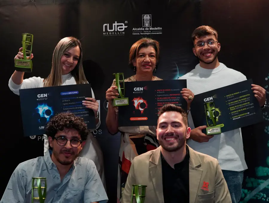 Estas iniciativas fueron reconocidas entre más de 100 postulaciones, tras una votación ciudadana con 31.534 participantes. FOTO cortesía Ruta N