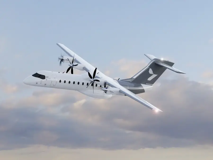 Los vuelos del avión híbrido-eléctrico ES-30 costarían un 40% menos que los convencionales. FOTO cortesía Heart Aerospace