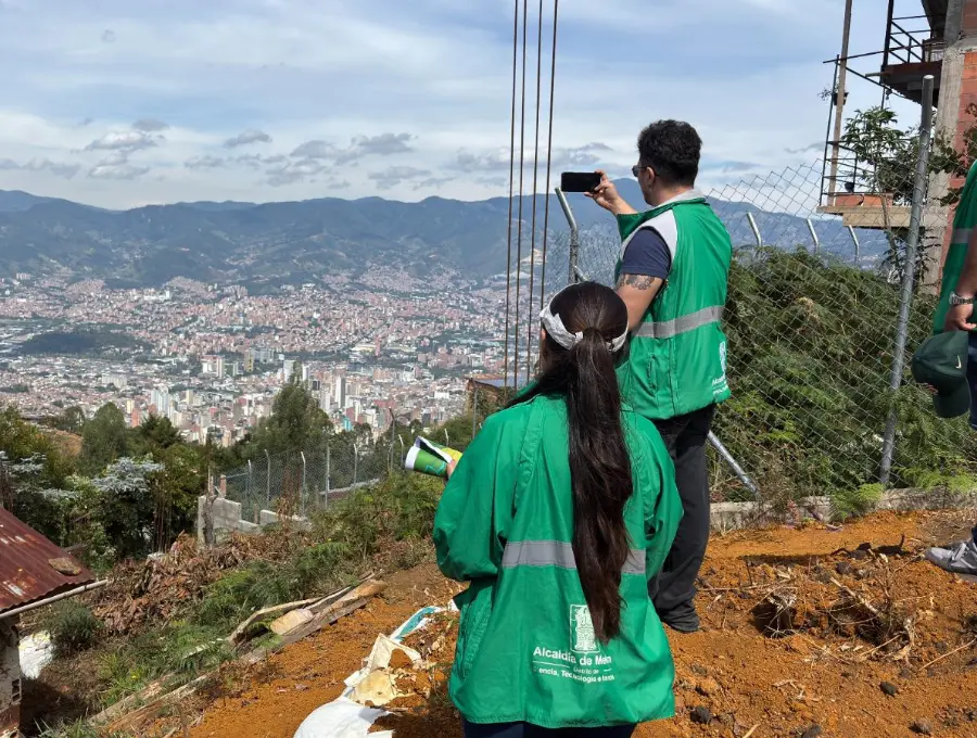 Las cuatro medidas de suspensión se realizaron en la vereda Piedras Blancas-Matasano, sector Alto de la Mora, en Santa Elena. Foto: Cortesía
