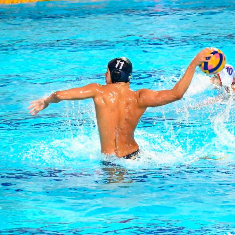 Juan José Zuluaga, un deportista versátil, pues juega en todas las posiciones, es una de las figuras de la Selección Colombia de polo acuático. FOTO CORTESÍA 