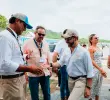 Presidente Abelardo de la Espriella en San Andrés. FOTO: PRESIDENCIA.
