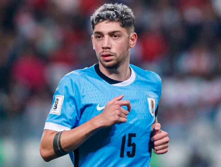 Valverde, del Real Madrid, comanda a la Uruguay en el Mundial. FOTO: Getty