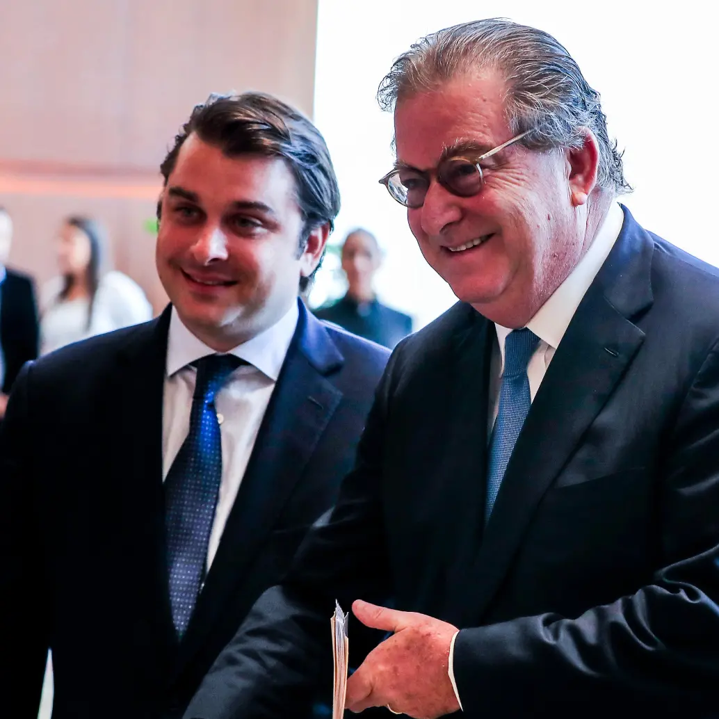 Grupo Nutresa, empresa que lidera Jaime Gilinski (derecha) emitió bonos corporativos por US$2.000 millones. FOTO EL COLOMBIANO