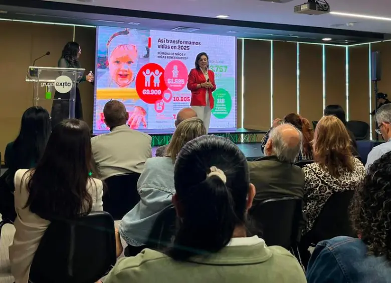 La nutrición en la primera infancia sigue siendo el eje central de la Fundación Éxito. FOTO: EL COLOMBIANO
