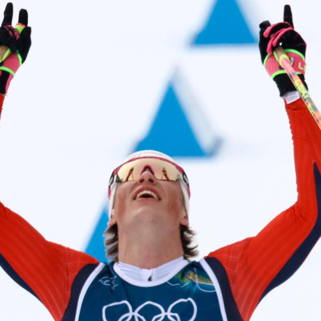 Johannes Klaebo, de 29 años, ya es una leyenda del deporte mundial. FOTO AFP