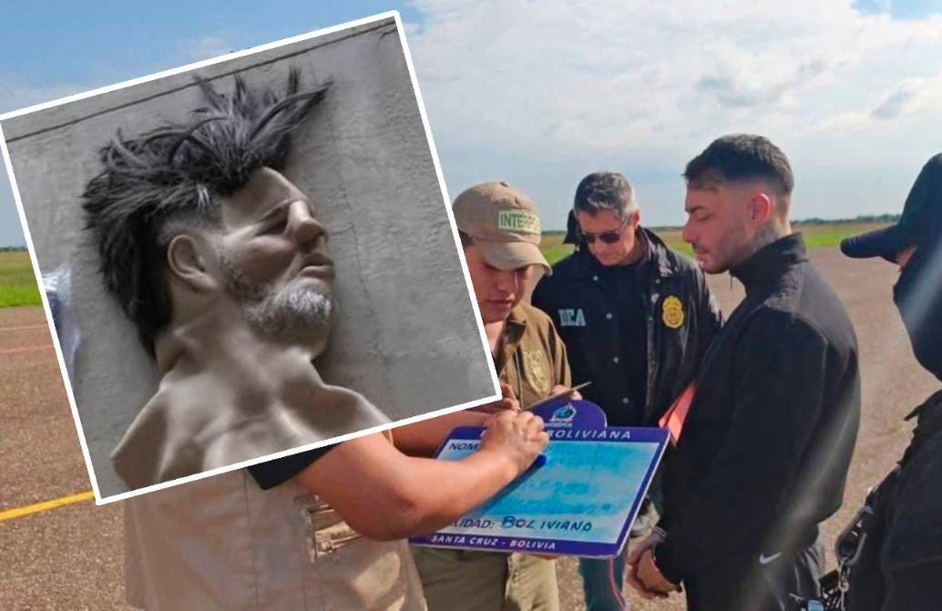 Esta es una de las máscaras que le encontraron en su guarida de Bolivia al narcotraficante Sebastián Marset Cabrera. FOTOS: CORTESÍA POLICÍA DE BOLIVIA.