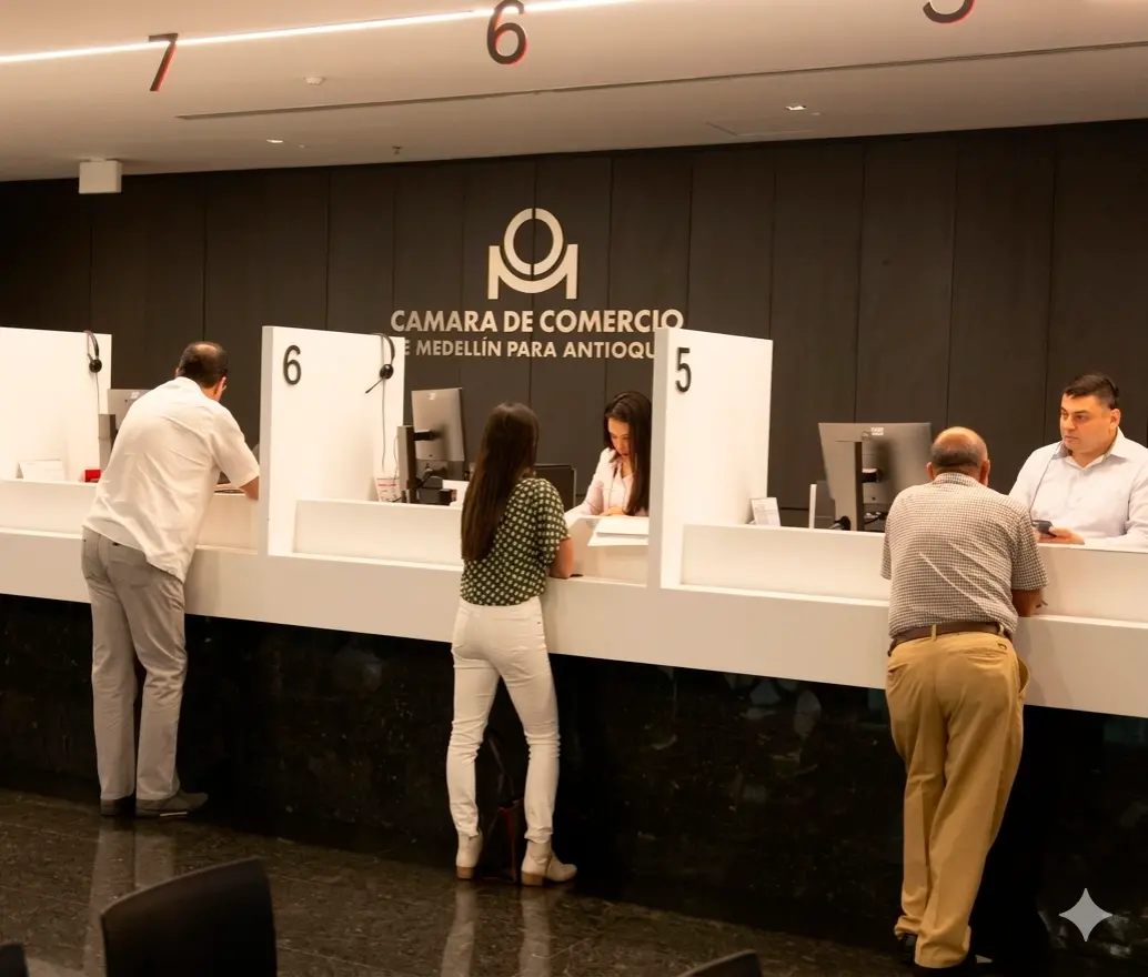 La renovación de la matrícula mercantil es obligatoria para empresas y comercios en Antioquia. FOTO CORTESÍA CÁMARA DE COMERCIO. 