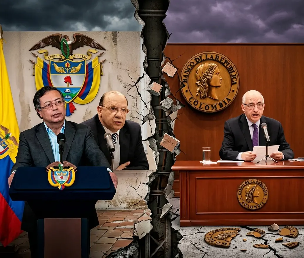 Desde sectores oficiales se insistió en que el Banrep responde a intereses particulares, distintos a los del Gobierno, mientras que desde el Emisor se defendió su carácter técnico y su mandato de controlar la inflación. Foto: Cortesía y generada con IA