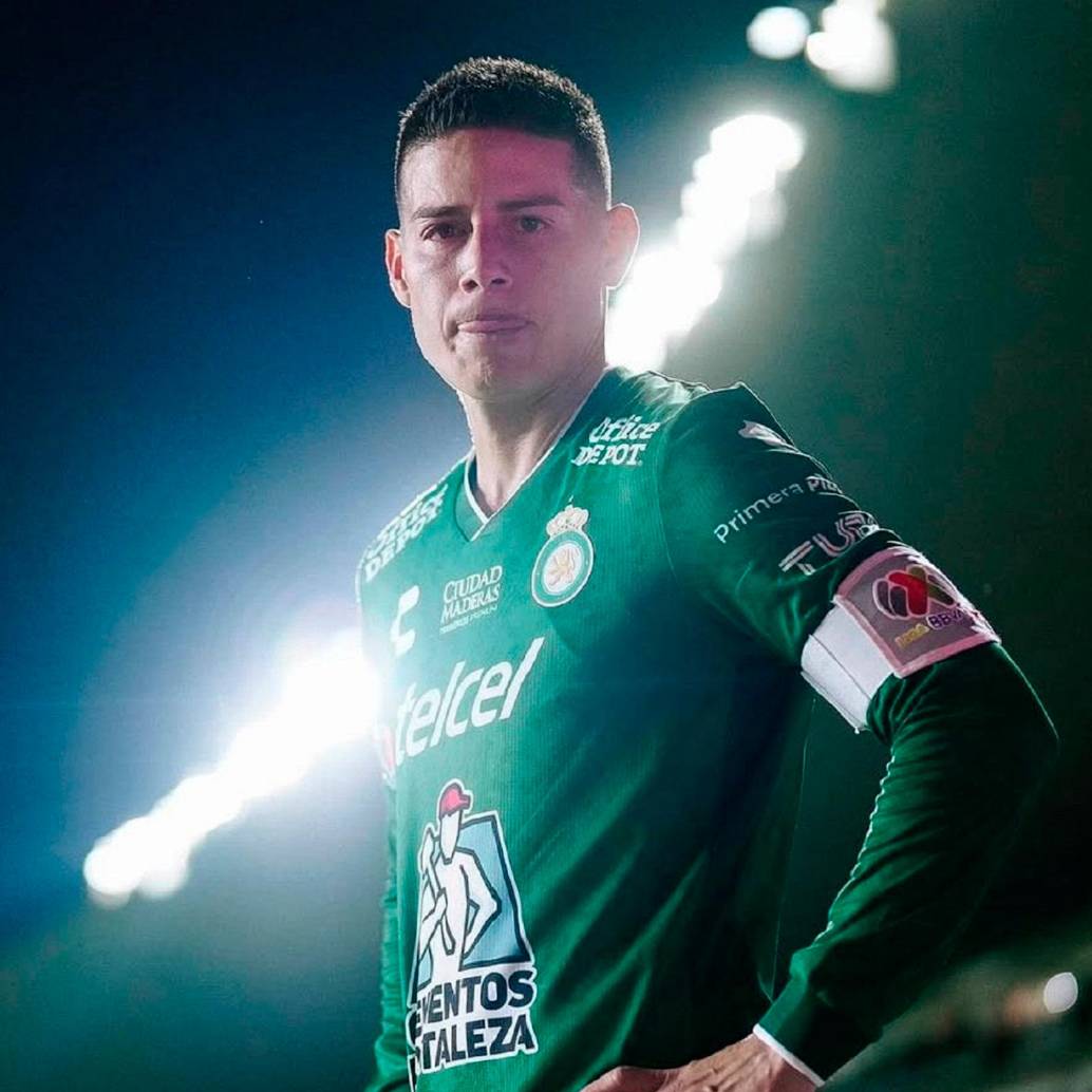 James Rodríguez no ha logrado imponer sus condiciones en los últimos meses con el Club León en México. FOTO: X-LEÓN