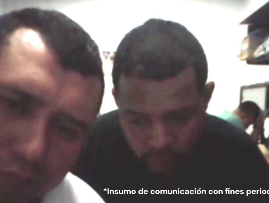 Imagen de los capturados durante la audiencia. Foto: cortesía.