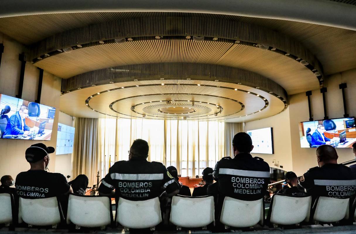 El vocero de los bomberos dijo que las protestas continuarán si no se mejoran las condiciones laborales de la administración. FOTO: Jaime Pérez