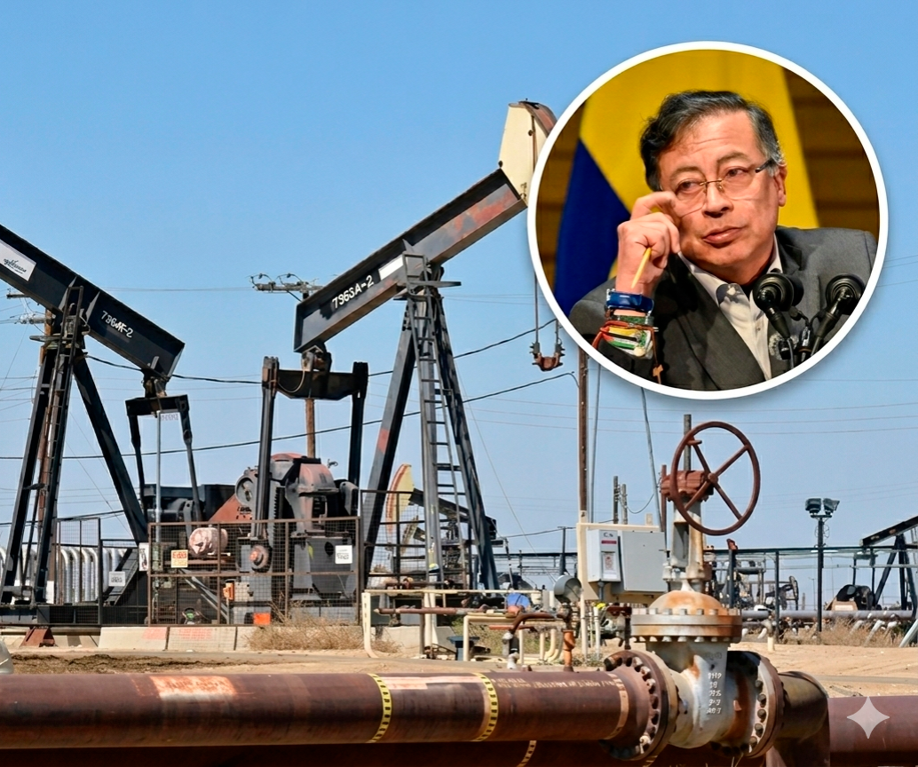 El alza del petróleo por la guerra en Medio Oriente volvió a abrir la brecha entre el precio internacional de los combustibles y los valores internos en Colombia. FOTO COLPRENSA Y GETTY.