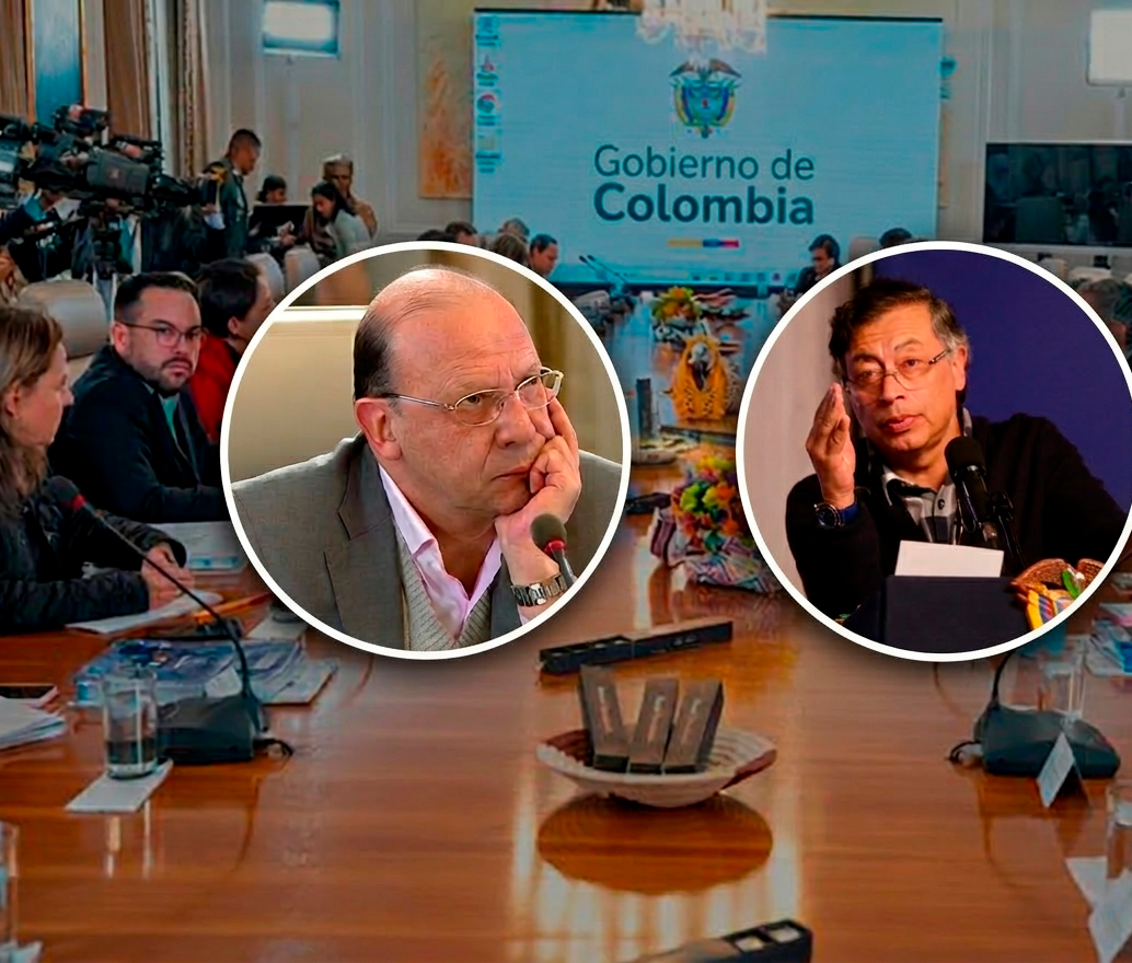 El momento en que el ministro de Hacienda no respondió la cifra del déficit primario generó cuestionamientos sobre su manejo de las finanzas públicas. FOTO PRESIDENCIA Y COLPRENSA. 