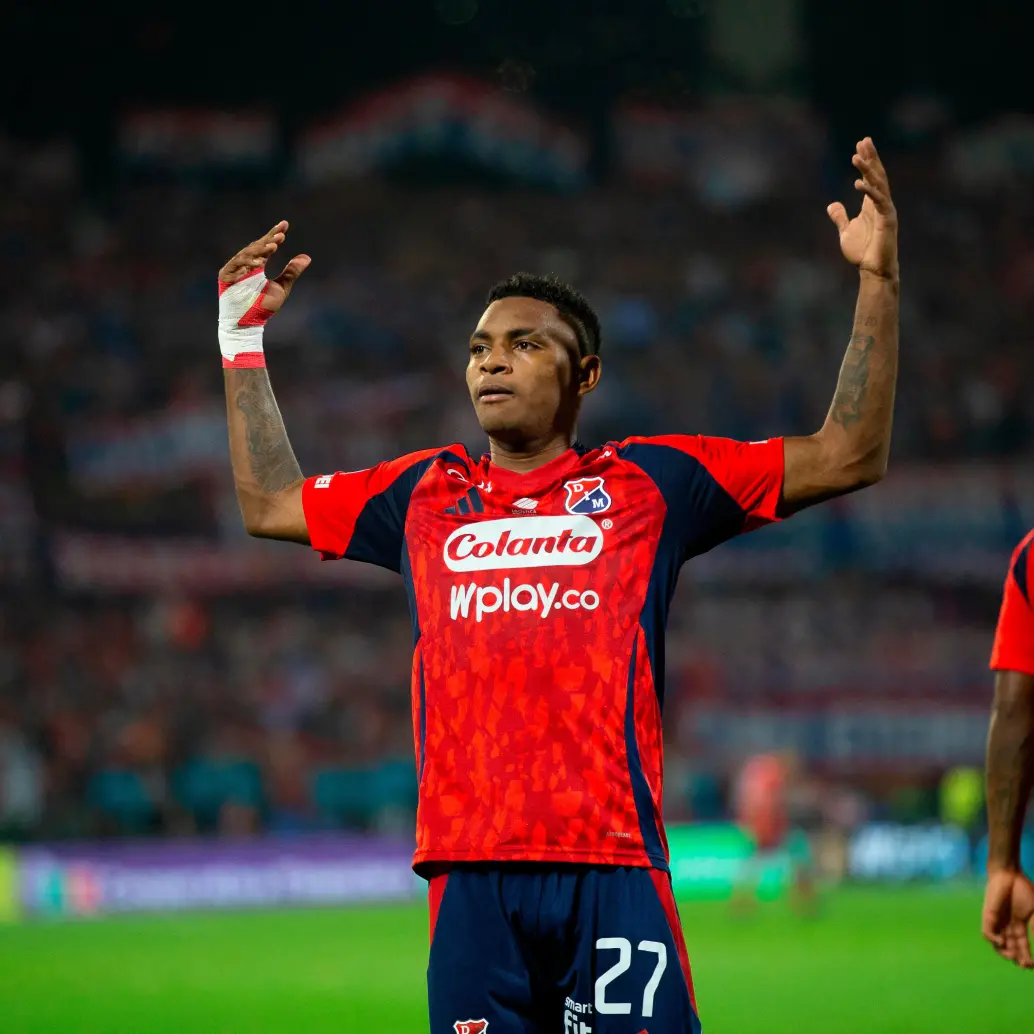 Brayan León volvió a anotar y su equipo se ilusiona con la final de la Liga Betplay 1-2025. FOTO CAMILO SUÁREZ