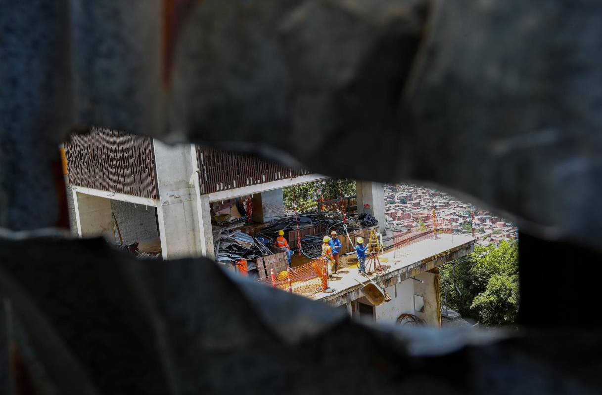 Se espera que la nueva biblioteca cuente con un área de 5.208 metros cuadrados. Foto: Manuel Saldarriaga Quintero.