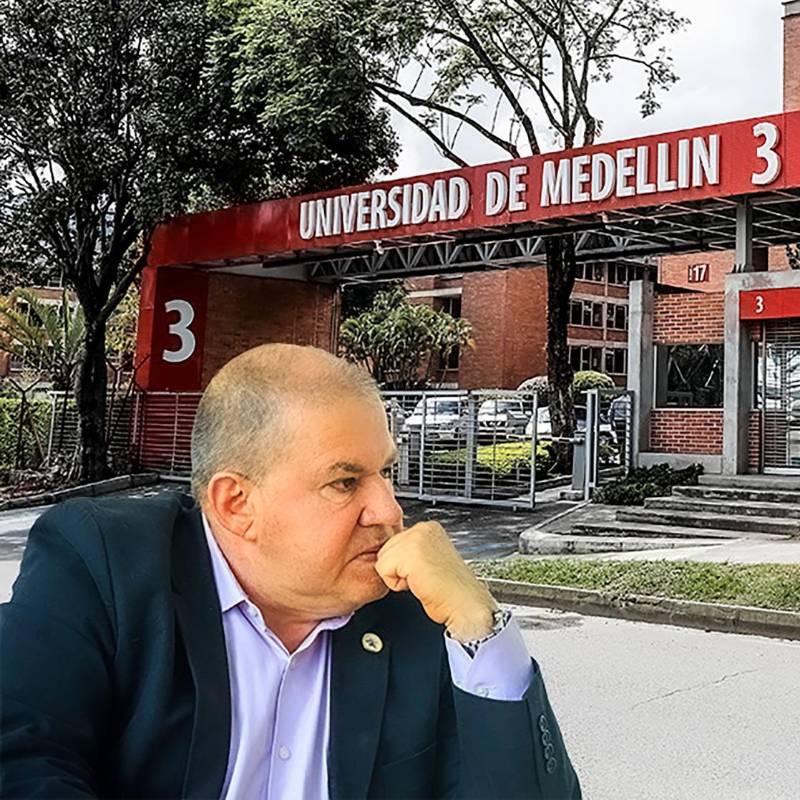 El rector Néstor Raúl Posada fue nombrado en una polémica sesión celebrada en 2024, reunión que hoy revisa la justicia. FOTOS: El Colombiano