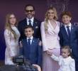 Abelardo de la Espriella, su esposa Ana Lucía Pineda y sus cuatro hijos: Lucía, Salvador, Filippo y Francesca.