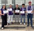 Los estudiantes del semillero de Turbomáquinas de la Universidad Eafit. FOTO: Cortesía Eafit