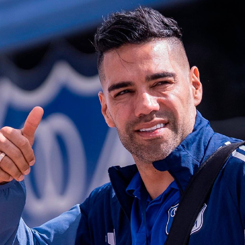 Radamel Falcao llegó a Millonarios en 2024. FOTO X-MILLONARIOS