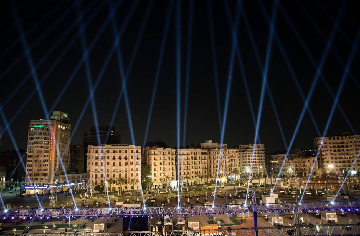 El colorido fue uno de los elementos más importantes del desfile. Foto: EFE