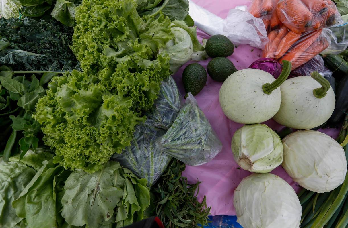 Los productos que se comercializan tienen cierto reconocimiento, especialmente las hortalizas por ser cultivada de manera orgánica. Foto Manuel Saldarriaga Quintero
