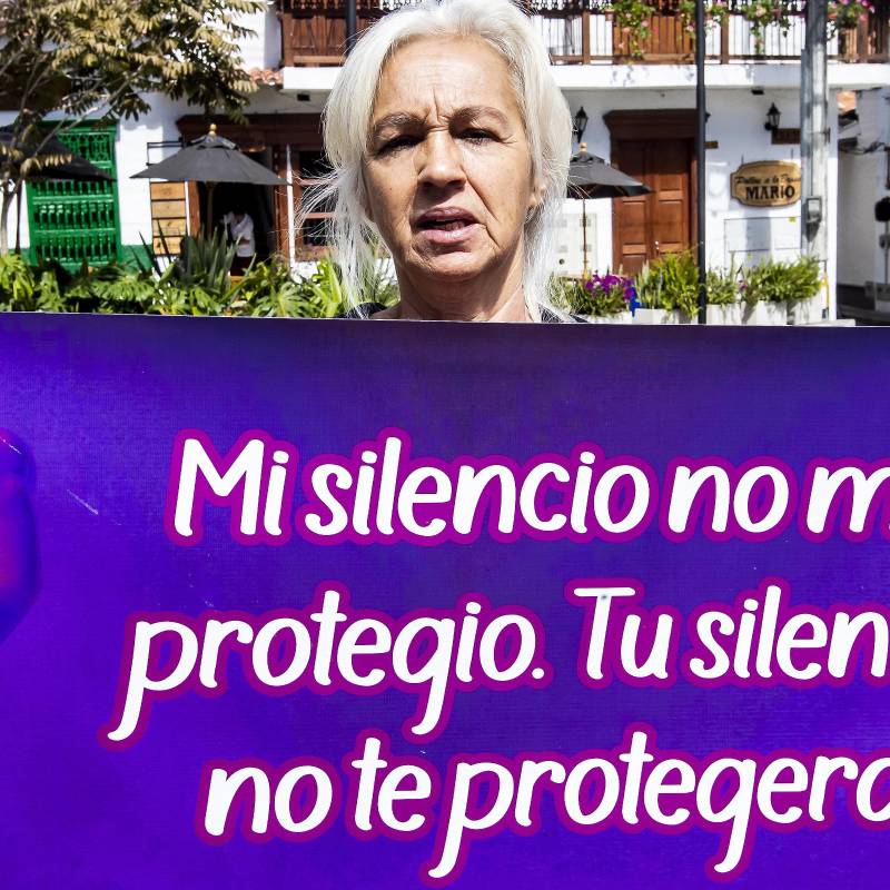 Imagen de referencia de una manifestación contra los feminicidios y la violencia contra la mujer. Foto: Jaime Pérez Munévar.
