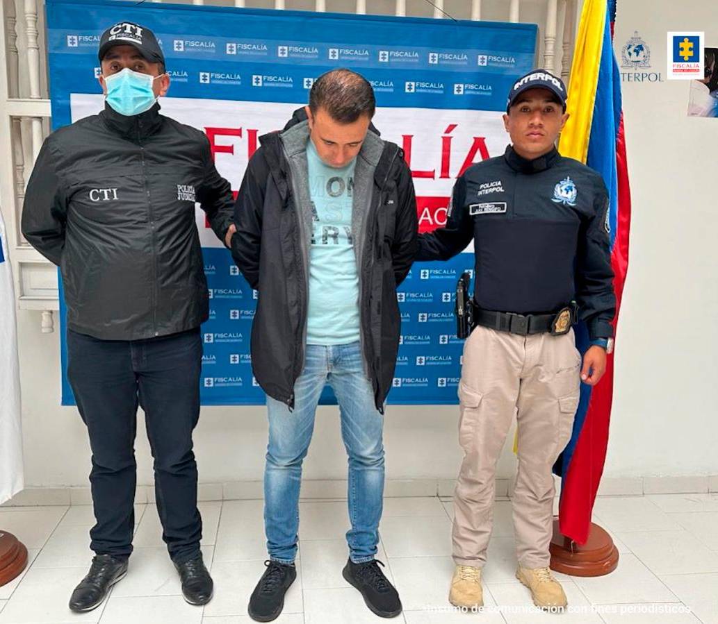 El mayor Andrés Felipe Montoya Navarro, detenido en el operativo por el CTI. FOTO: CORTESÍA FISCALÍA