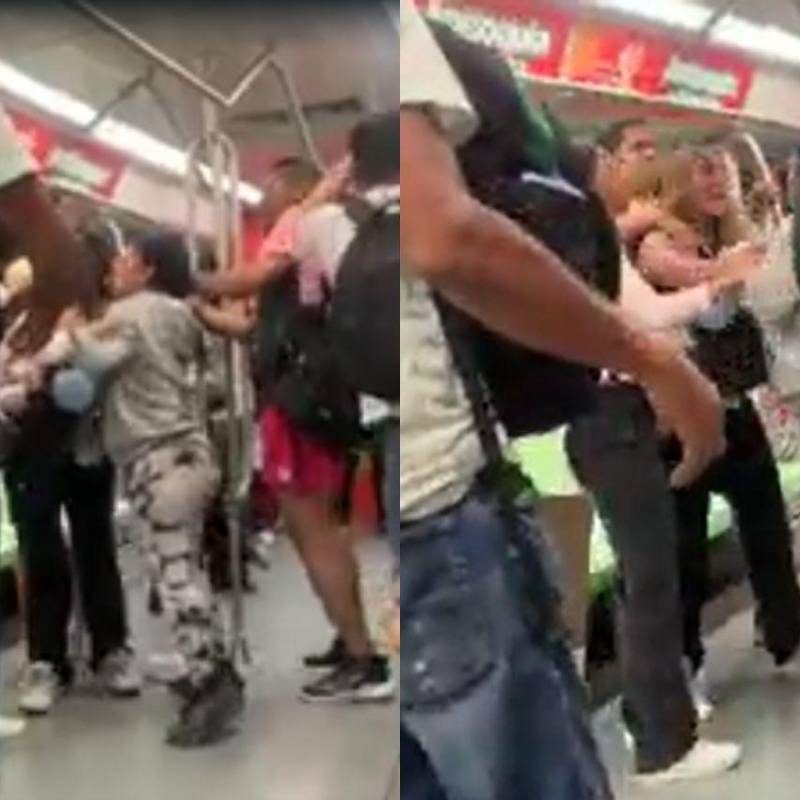Según la denuncia, este altercado se presentó en la noche del pasado jueves en uno de los vagones, aunque sin especificar entre qué estaciones. Desde el Metro indicaron que no tuvieron reporte de la situación. FOTO: CORTESÍA TOMADA DE VIDEO