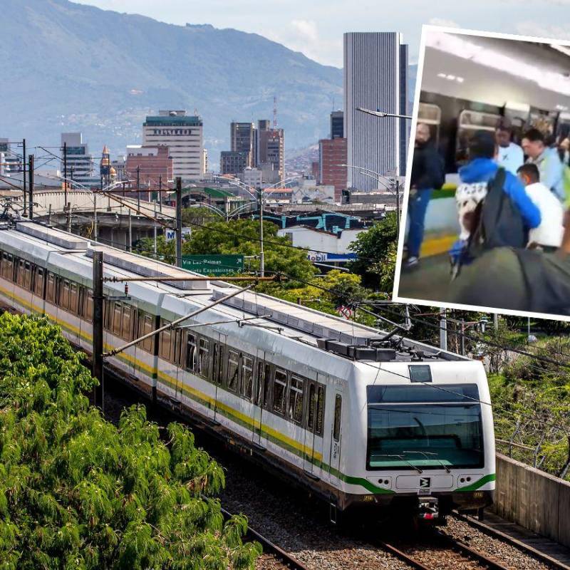 El metro está operando en todas las estaciones, pero con algunas demoras por el inconveniente con uno de sus trenes. También hubo una pelea en la estación San Antonio. FOTO: JUAN ANTONIO SÁNCHEZ