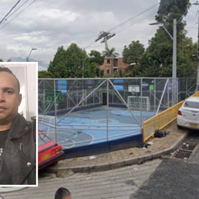 Los hechos ocurrieron en la cancha de El Tierrero, en el barrio Popular, luego de que un grupo de punkeros se viera implicados en un altercado. En los hechos murió Ómar Alexis Ayala Taborda, conocido como El Punk o El Crespo, de 35 años. FOTOS: GOOGLE MAPS Y CORTESÍA