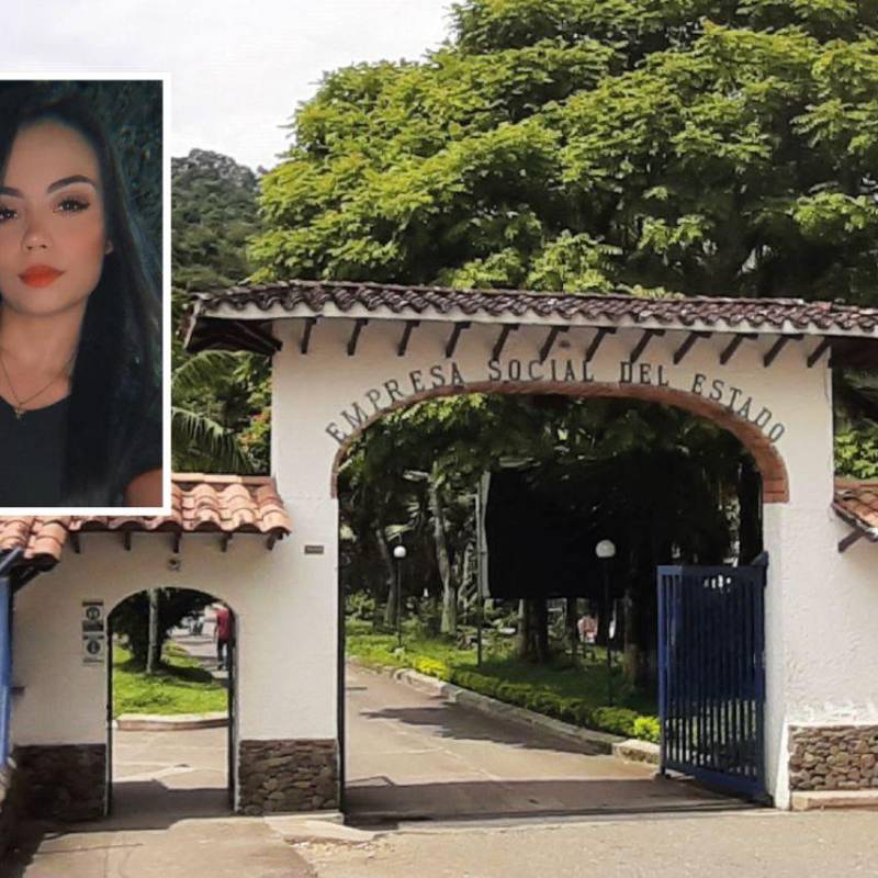 La enfermera Adriana Franco Rodríguez, de 29 años, era empleada del Hospital La Merced, de Ciudad Bolívar, Suroeste antioqueño, y su captura se produjo dentro del centro asistencial. FOTOS: CORTESÍA