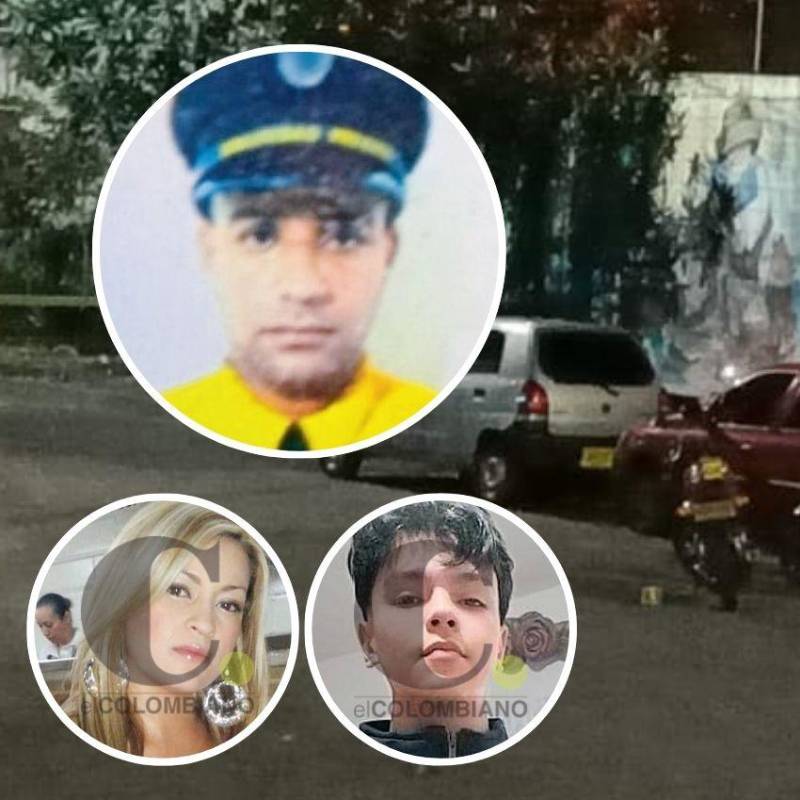 Por este homicidio, ocurrido en la noche del 27 de enero de 2022, las autoridades condenaron a Jorge Alejandro Zapata García (arriba), de 38 años. En el hecho fueron asesinados Maribel Andrea Pimienta Rivera (abajo, izq.), de 35 años, y su hijo Breiner Andrés Agudelo Pimienta (abajo, der.), de 17 años. FOTOS: CORTESÍA