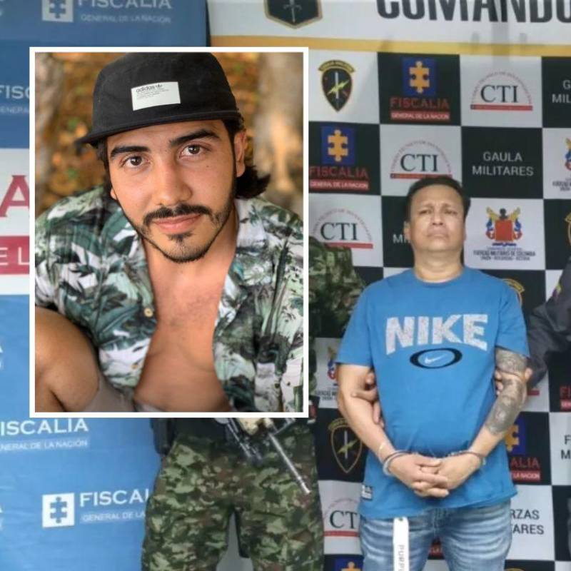 Weimar Alexander Castillo, alias 300, presunto cabecilla de la banda El Mesa, fue capturado por agentes del CTI de la Fiscalía y el Gaula Militar por la desaparición del ingeniero Andrés Camilo Peláez Yepes. FOTOS: CORTESÍA