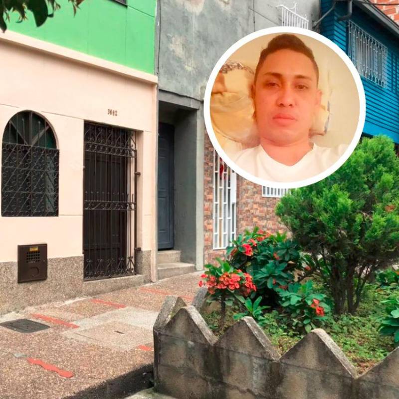 Dentro de esta vivienda del barrio Boston, en el centro de Medellín, fue encontrado el cuerpo sin vida de Marco Guillermo Cerro Moreno, de 38 años. Llevaba en esta propiedad una semana. FOTOS: Laura Rosa Jiménez ycortesía