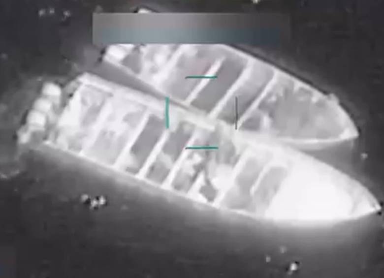 Ataque en el Pacífico Oriental realizado por Estados Unidos el 27 de octubre de 2025. FOTO: Captura de pantalla