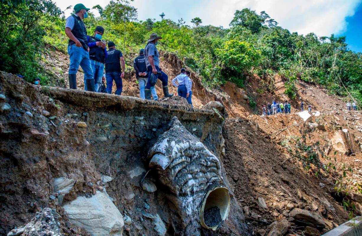 Los habitantes del Briceño, están demasiado afectados, por que su economía se ve efectuada por falta de una buena carretera. FOTO JUAN ANTONIO SÁNCHEZ