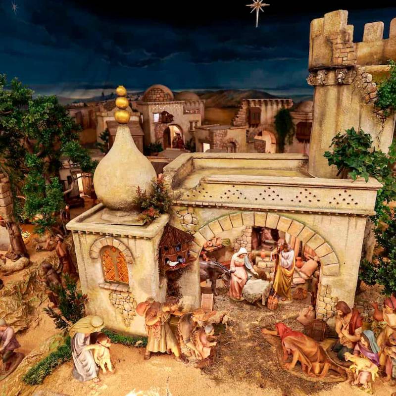 Este es el pesebre de la Catedral Metropolitana. FOTO: Manuel Saldarriaga