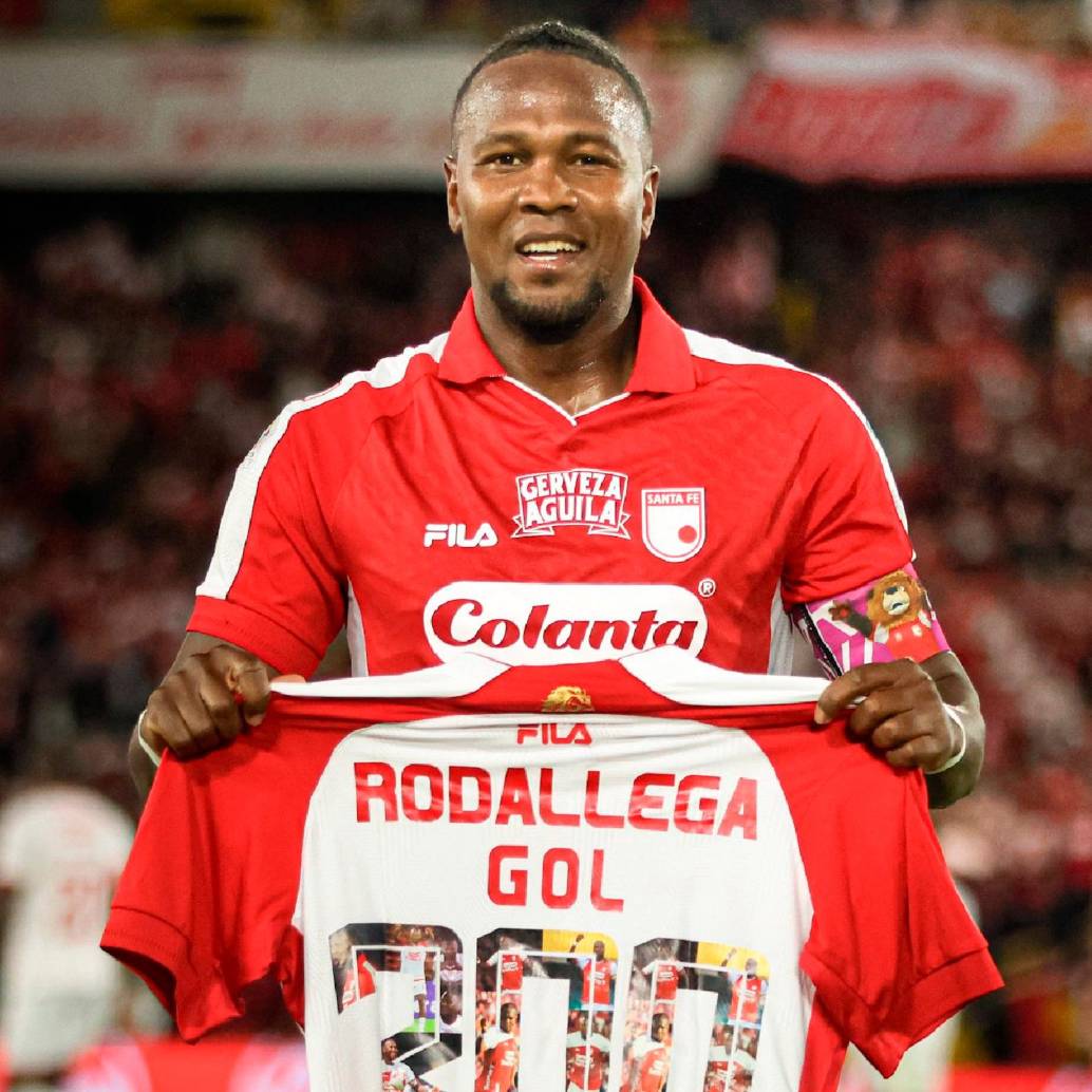 Hugo Rodallega ya suma 302 goles en su carrera deportiva. FOTO X-SANTA FE