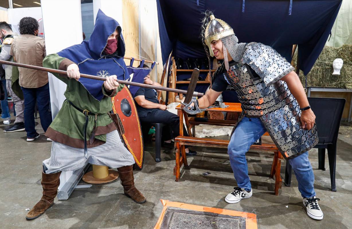 También hubo espacio para los cosplayers, que llevaron sus mejores pintas. Fotos : Manuel Saldarriaga