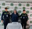 La mujer fue aprehendida dentro de un control rutinario de la policía en el terminal aéreo de Rionegro. FOTO: POLICÍA
