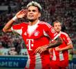 El extremo guajiro Luis Díaz, de 28 años, jugó todo el partido. FOTO: TOMADA DEL X DEL BAYERN