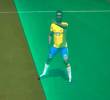 Esta fue la acción que el VAR analizó y por la que le anularon el gol de cabeza a Dávinson Sánchez ante Portugal. FOTO PANTALLAZO