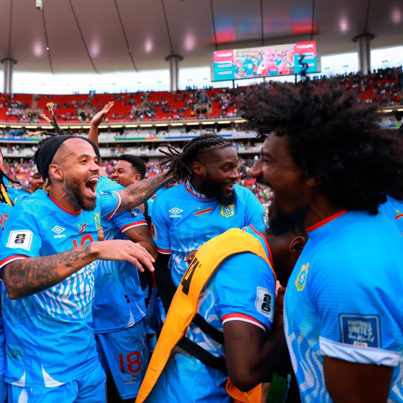 El seleccionado de Congo se convirtió en el décimo equipo africano que jugará el primer Mundial de 48 selecciones. FOTO: Getty