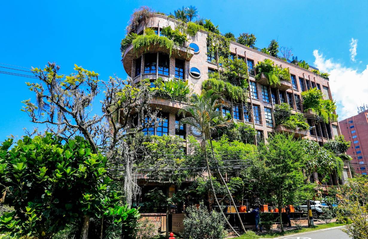 Estos jardines producen oxigeno para los residentes del lugar FOTO: Jaime Pérez