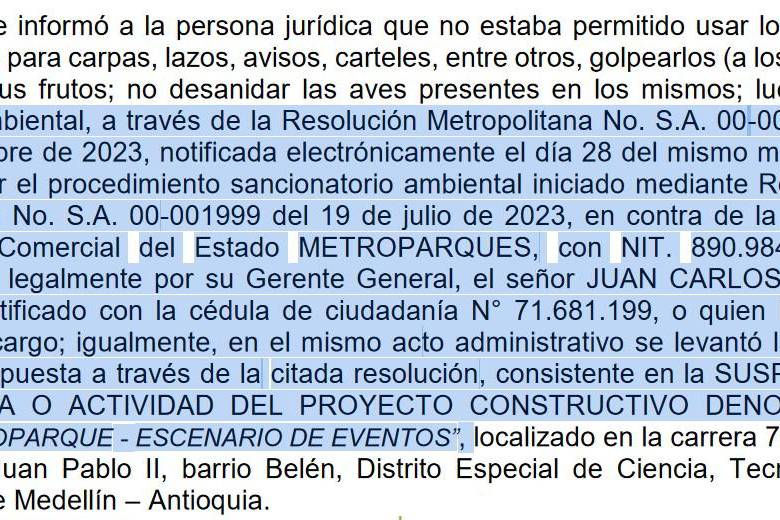 Imponen multa de $265 millones y confirman daño ambiental causado por megacarpa del aeroparque Juan Pablo II