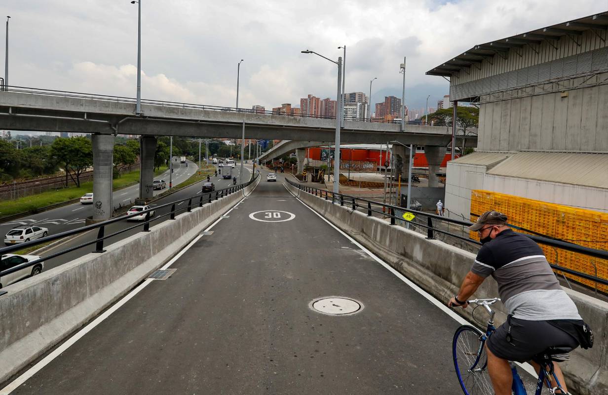 Se espera que con la entrada en funcionamiento se mejore la movilidad de este sector del Área Metropolitana. Foto: Manuel Saldarriaga Quintero.