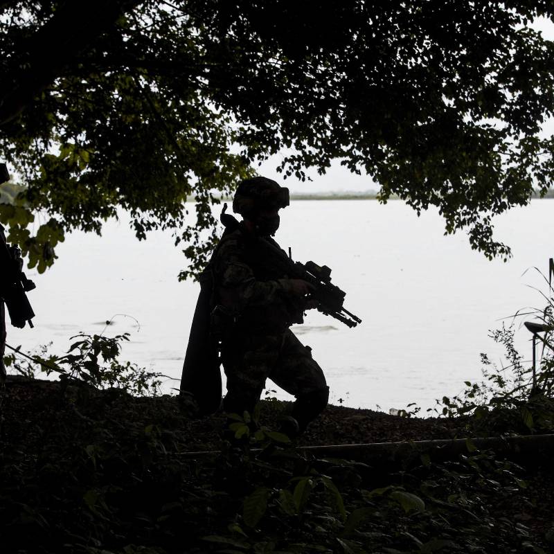 El ataque fue confirmado por el Ejército de Ecuador, quienes esperan esclarecer los hechos y capturar a los responsables. Foto: Julio César Herrera E.
